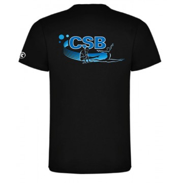 Tee-shirt unisexe noir CSB Gym