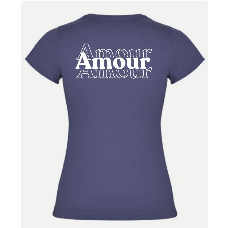 Tee-shirt Amour bleu