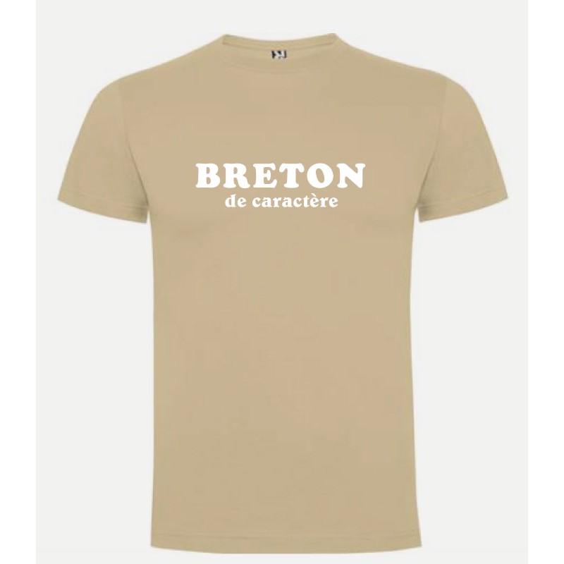 Tee-shirt Breton de caractère - beige
