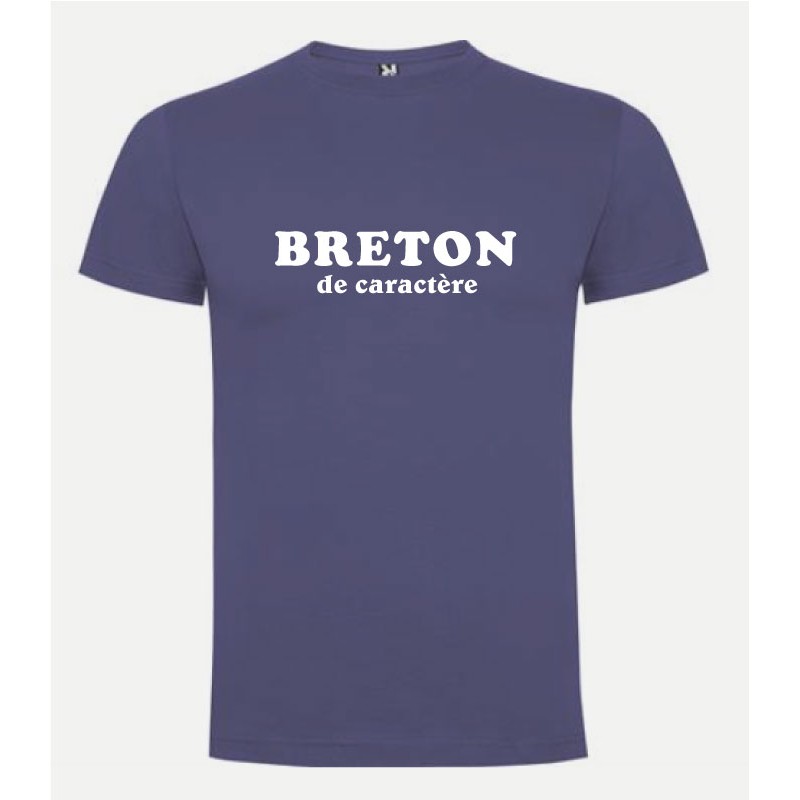 Tee-shirt Breton de caractère - bleu