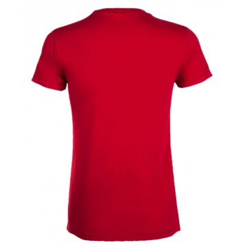 Tee-shirt coupe femme rouge personnalisable
