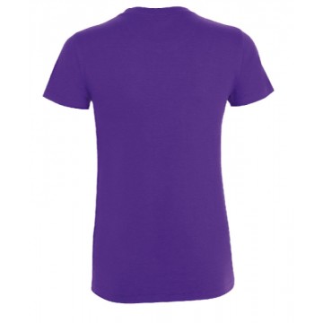 Tee-shirt coupe femme violet personnalisable